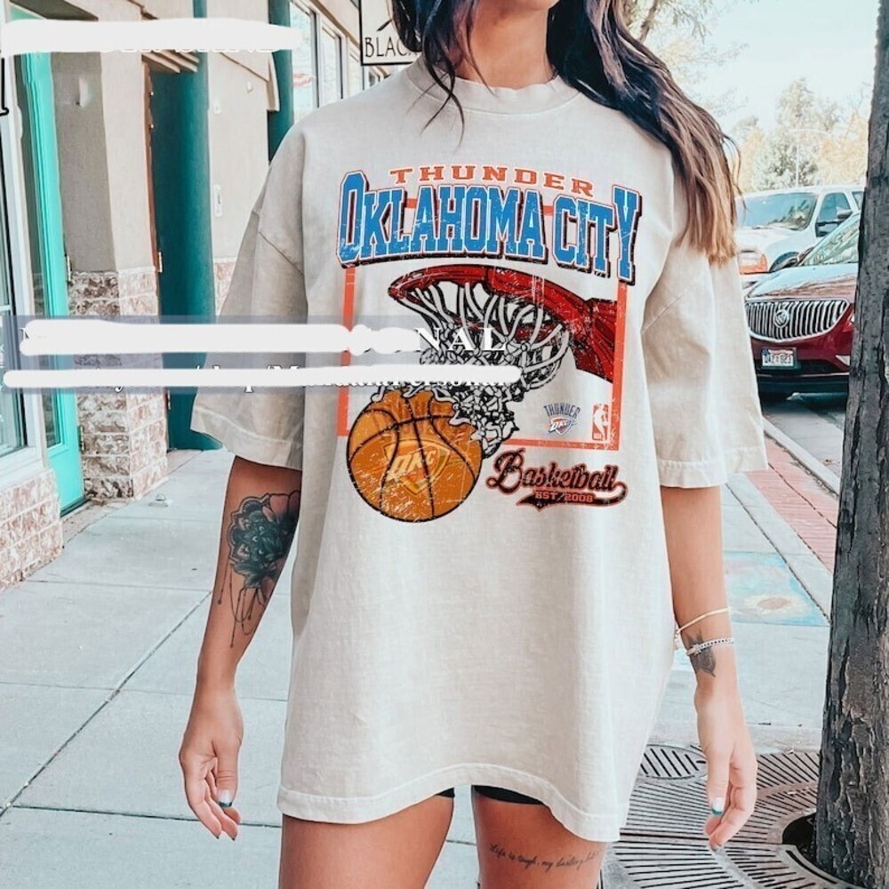 Oklahoma City Basketball Thunder Unisex Tshirt Gift For Fan